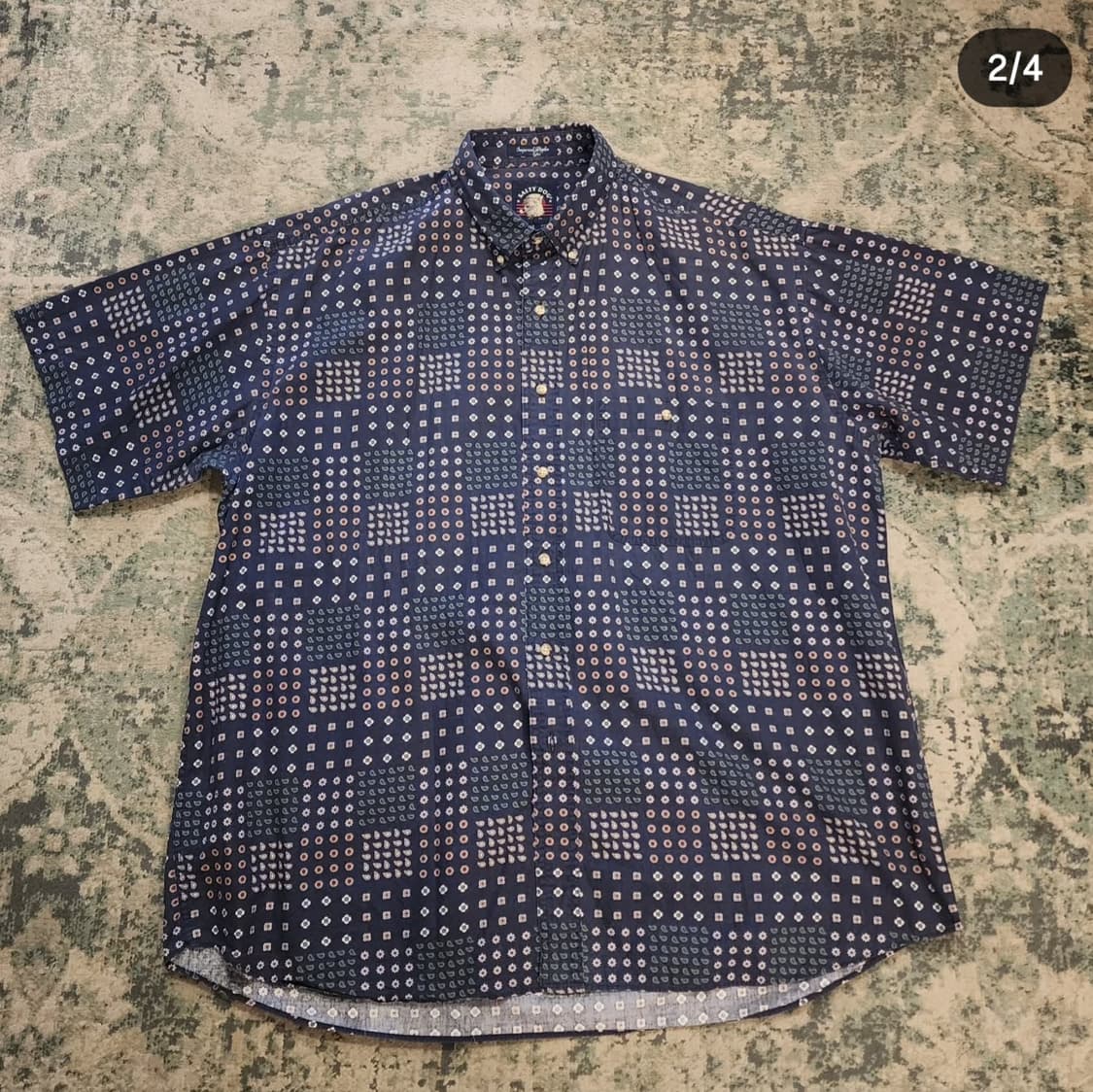 90s 제작 GANT x SOLTY DOG 반다나패턴셔츠 상품이미지2