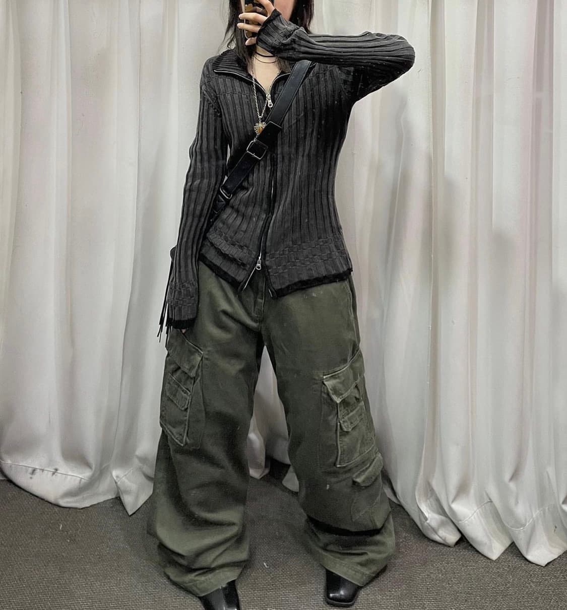 빈티지 투웨이 집업 상품이미지1