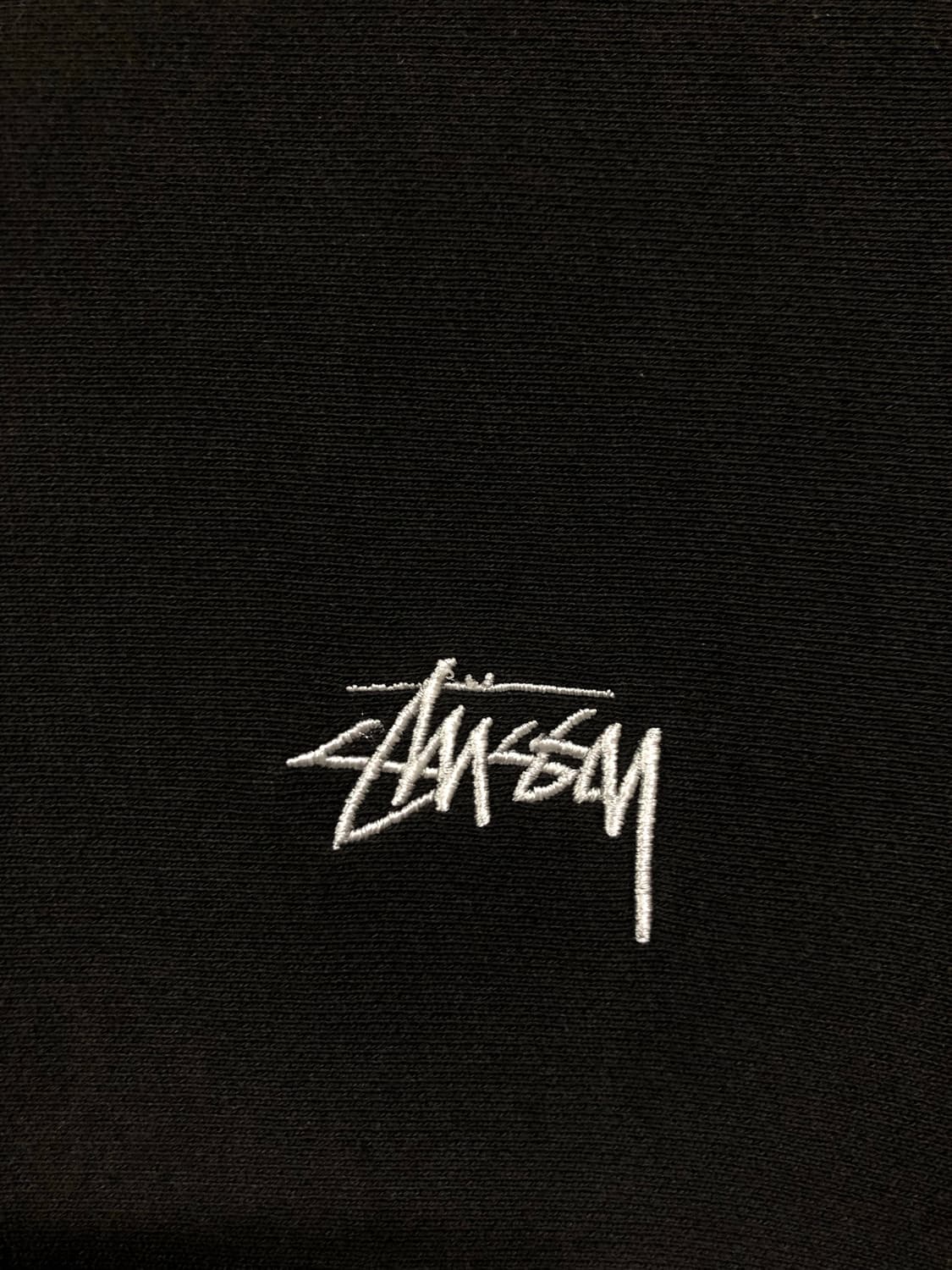 스투시 세미오버핏 기모 맨투맨 M _ 블랙 상품이미지3