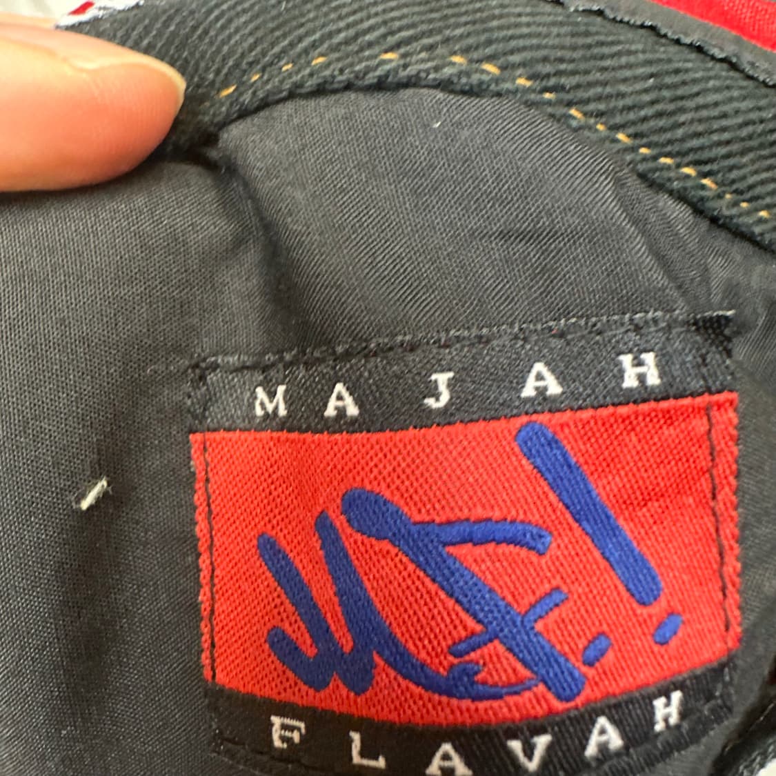 마자플라바 스티치 블랙데님팬츠 38 상품이미지3