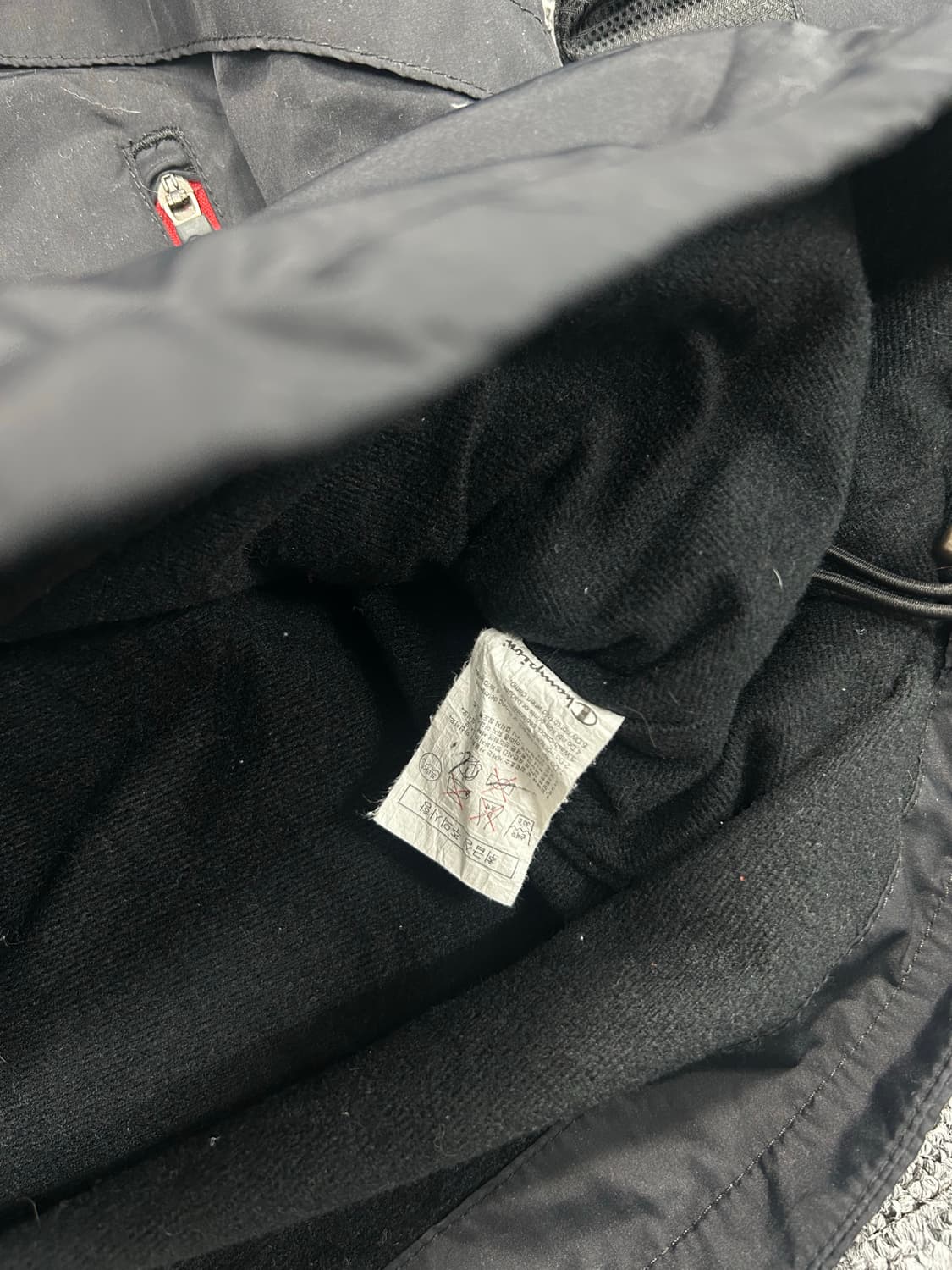 챔피온 블랙 바람막이 점퍼 XL 상품이미지8