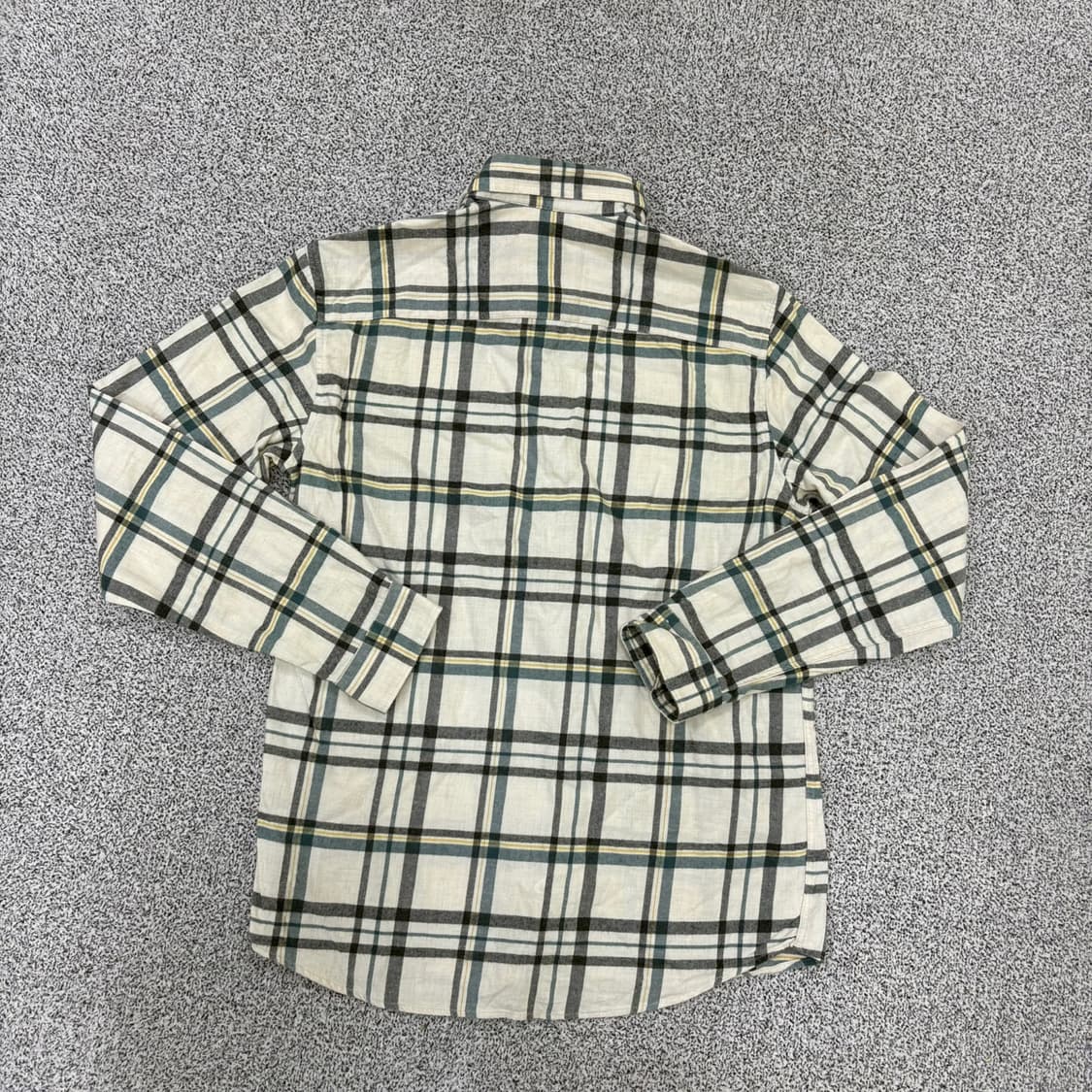 100 란찌 긴팔 체크 셔츠 남방 0330J 상품이미지3