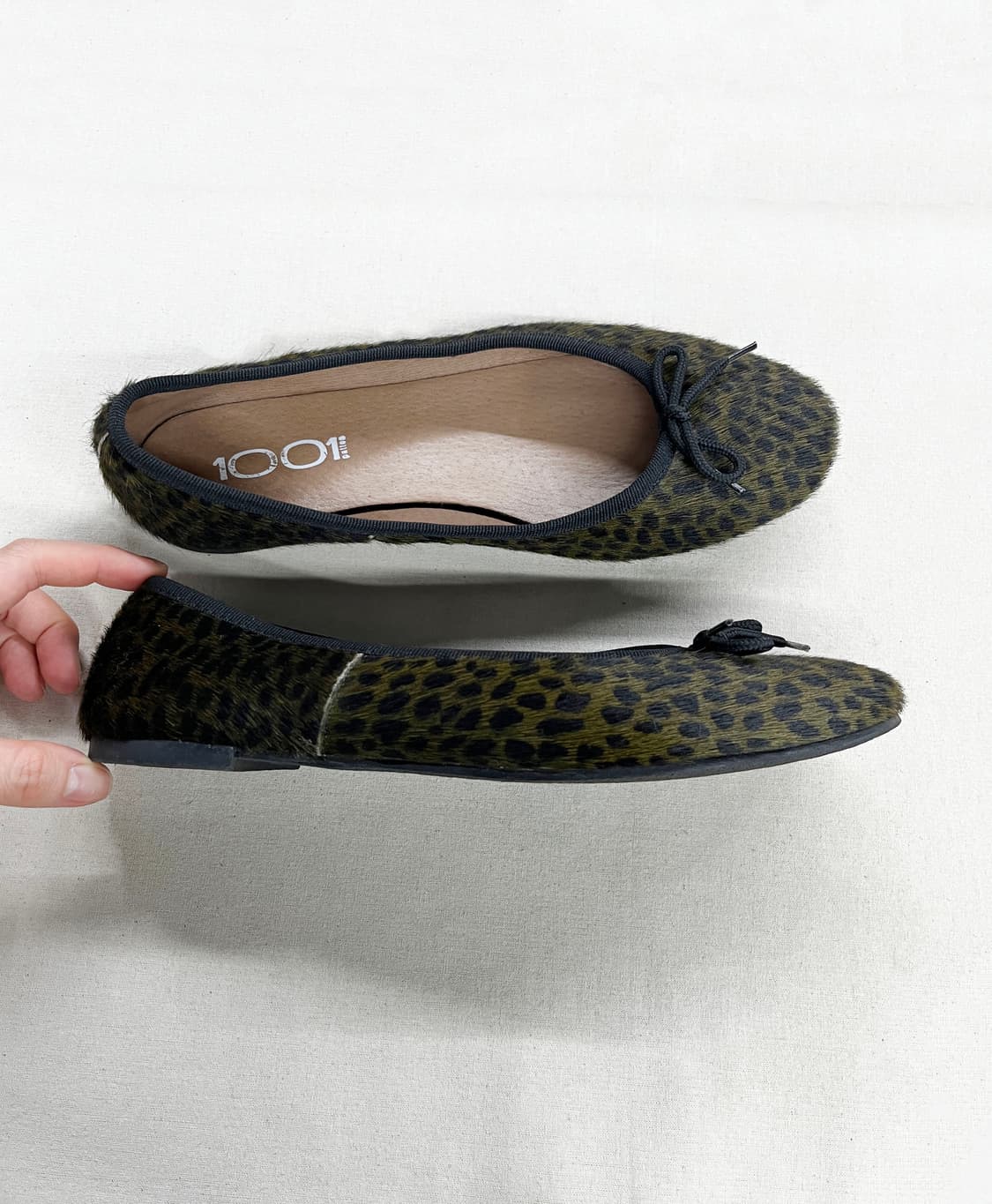  1001PATTES made in italy 레오파드 송치  플랫 슈즈 상품이미지3