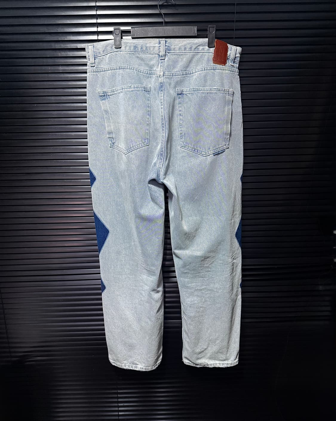 YESEYESEE 예스아이씨 연청 데님 마름모 워시드 L 100 35 상품이미지7