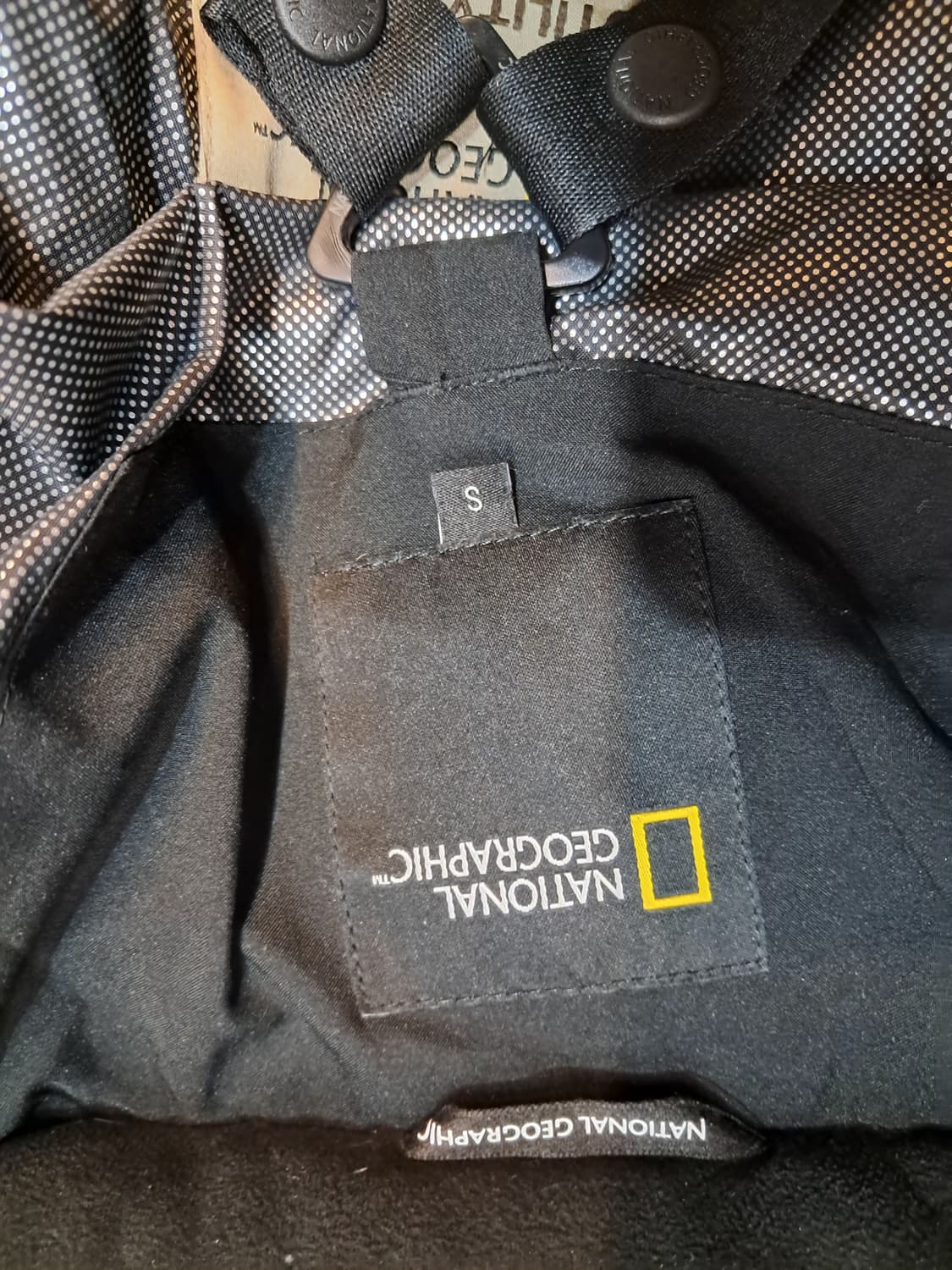 내셔널지오그래픽 블랙 패딩 S 상품이미지4
