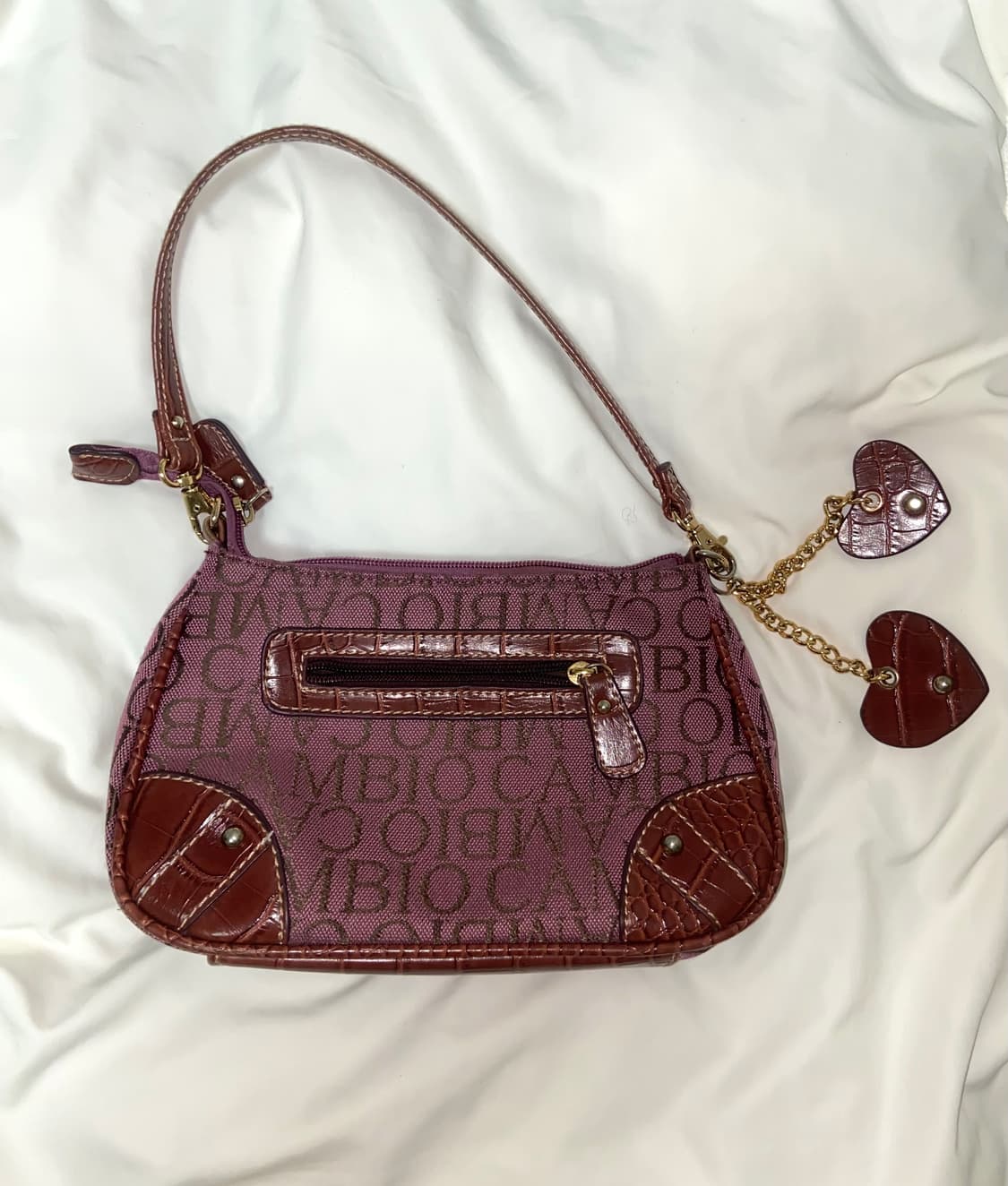 y2k 히메갸루 빈티지 하트 숄더백 상품이미지6