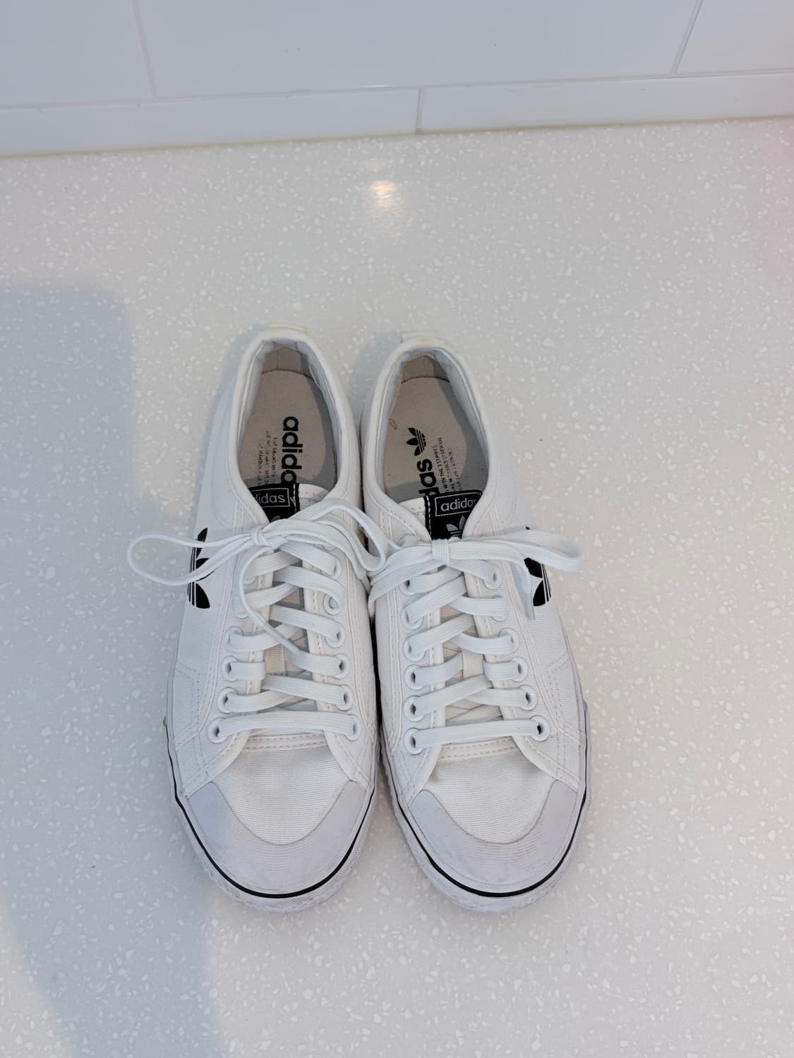 아디다스 니짜 흰색 스니커즈 260 상품이미지2