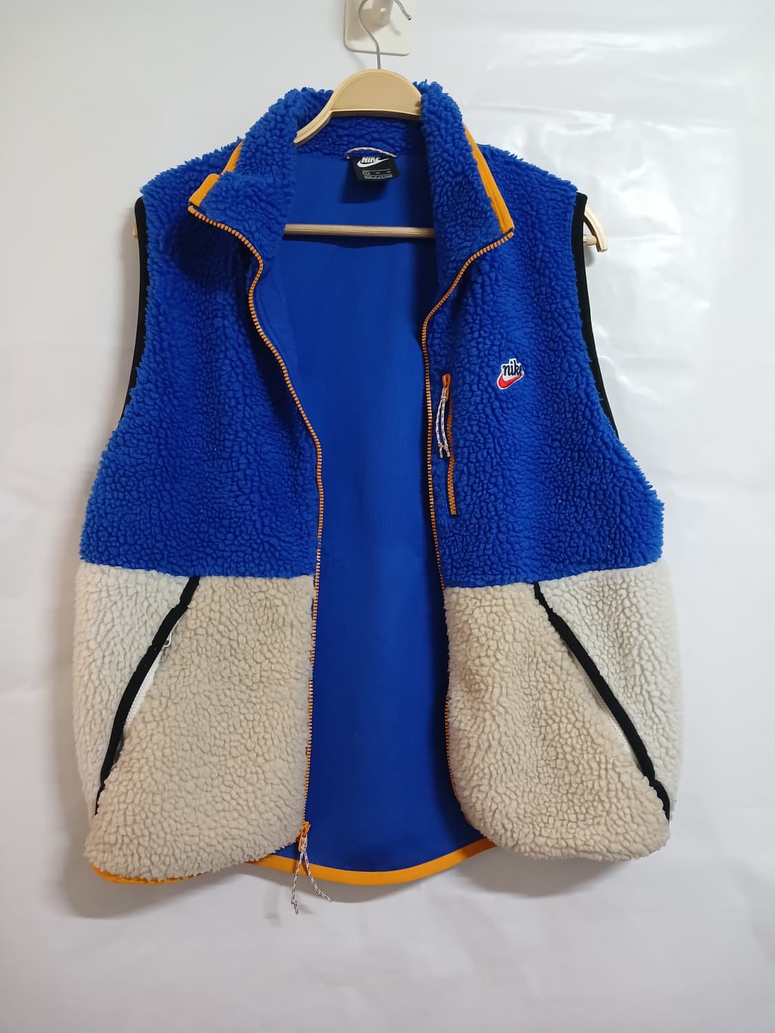 (XL,105)나이키 쉐르파 플리스 베스트 블루 상품이미지6