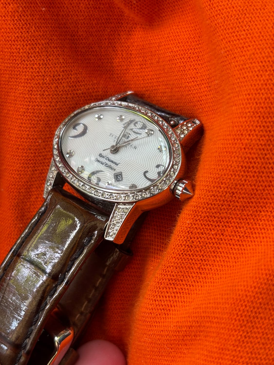 Vintage Tateossian leather watch 상품이미지5