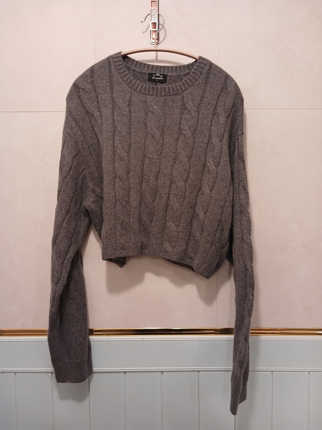 무신사스탠다드 정품 여성 크롭스타일 니트 L 사이즈 상품이미지1