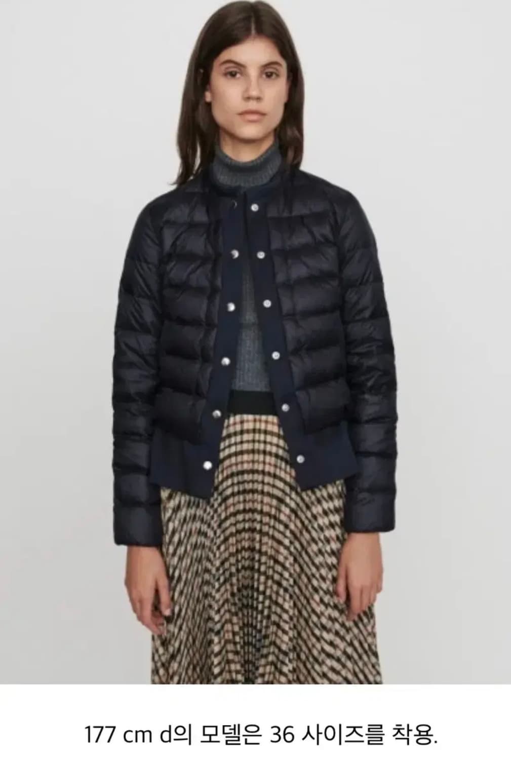 마쥬 오리털 프릴 패딩 경량패딩 상품이미지9