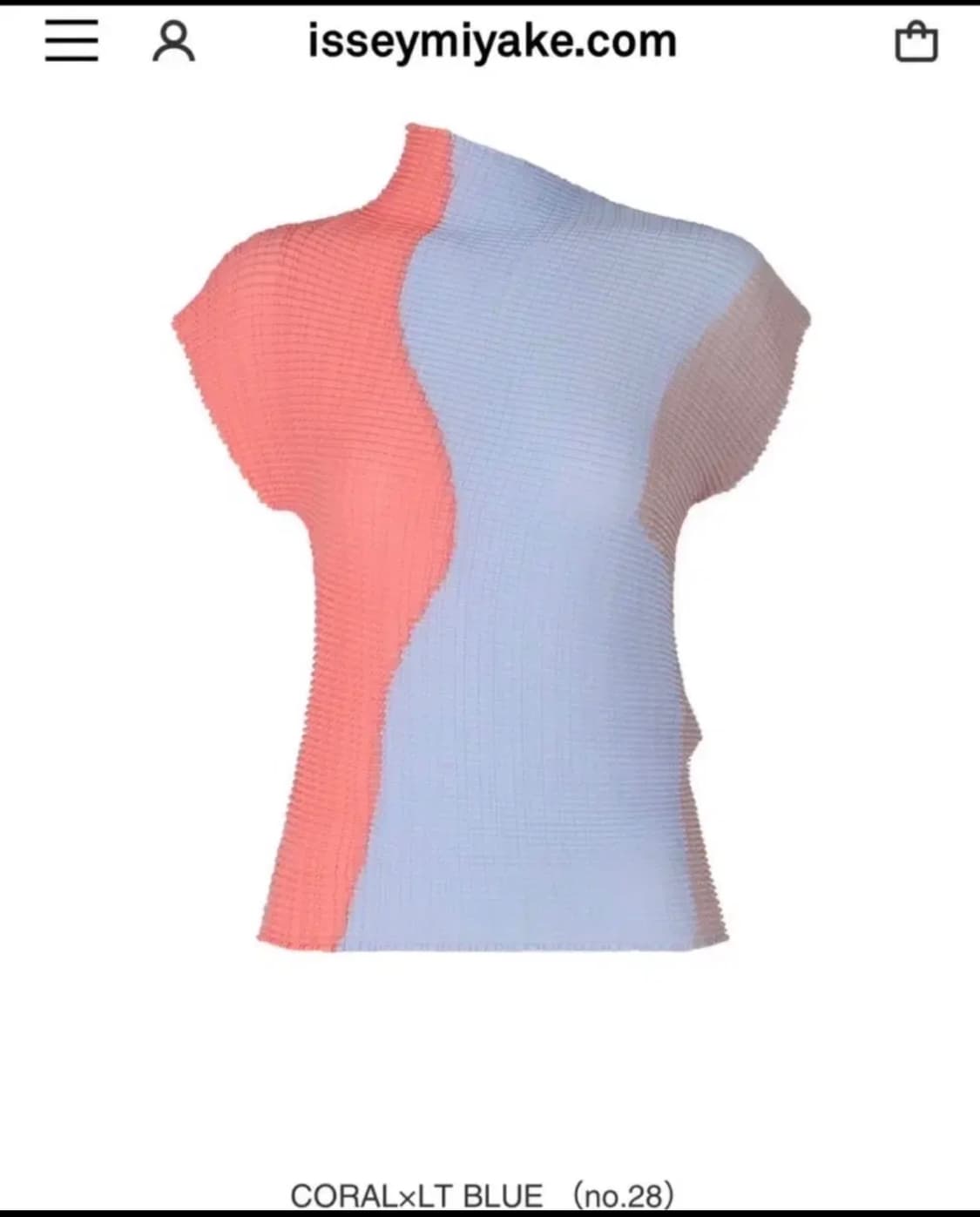 이세이미야케 앱스트랙트 틴트 플리츠 탑 상품이미지1