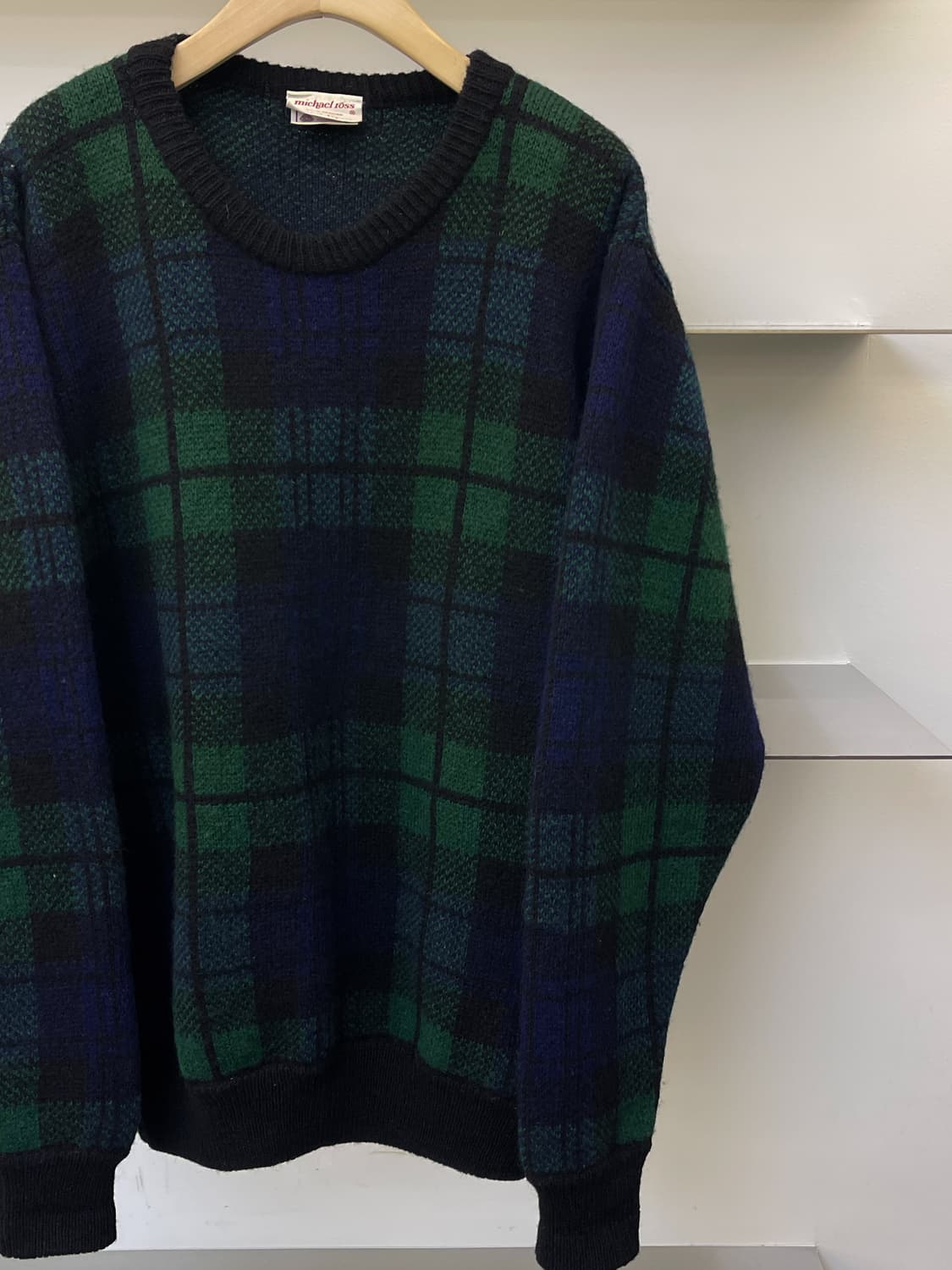 마이클로스 잉글랜드 블랙와치 울 니트 상품이미지3