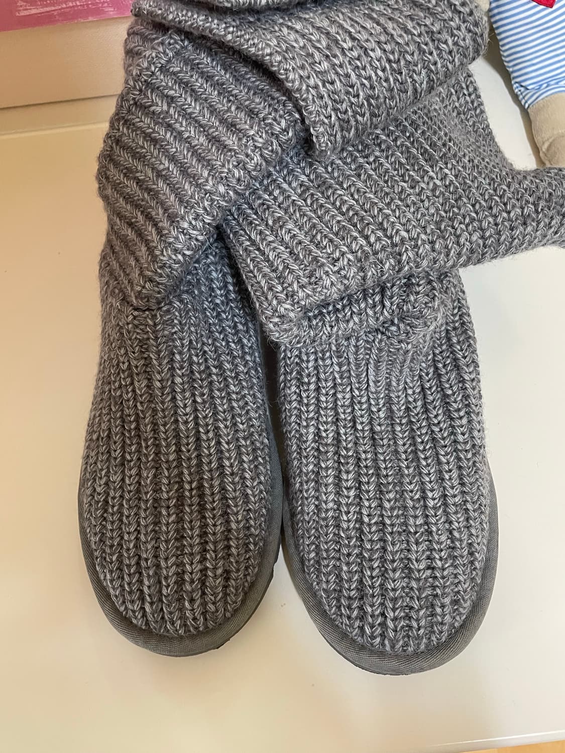 카디 니트 어그 부츠 그레이 230 상품이미지4