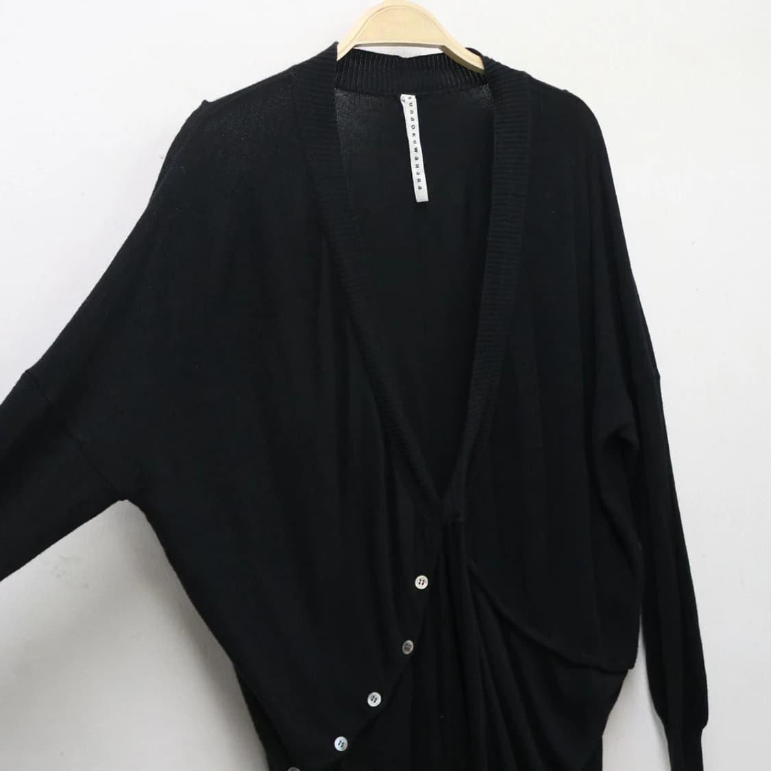 수나오 쿠와하라  유니크 레이온 혼방 롱 가디건 61320 상품이미지8