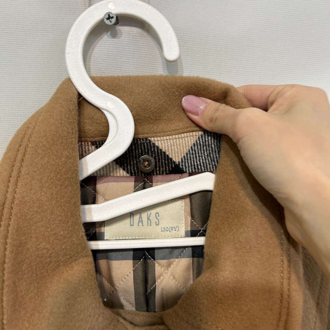 닥스 키즈 울 캐시미어 코트 130 상품이미지2