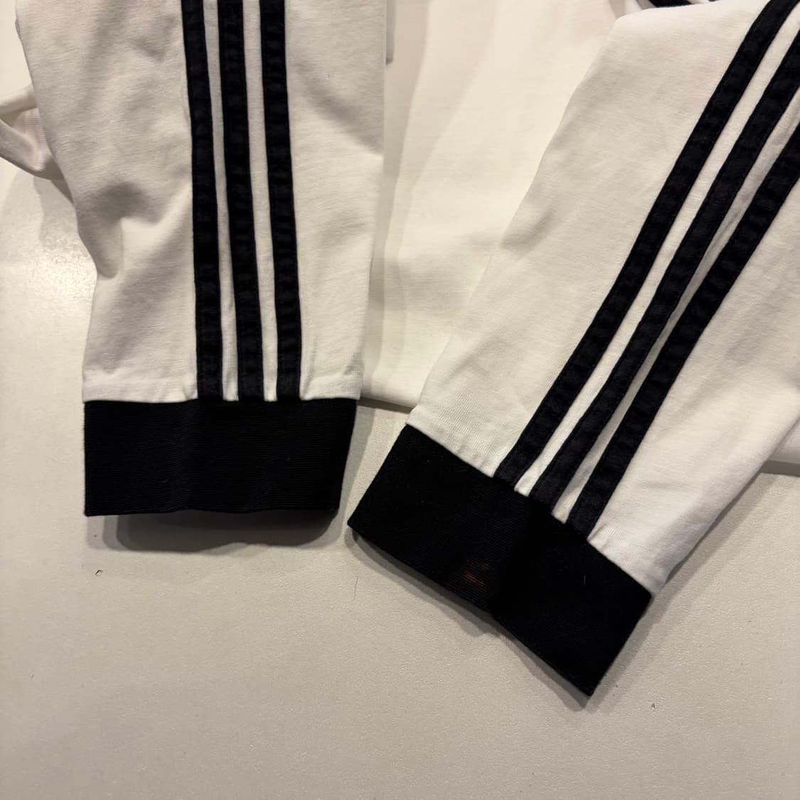[XL] 아디다스 삼선 긴팔 티셔츠 롱슬리브 화이트 D839 상품이미지6
