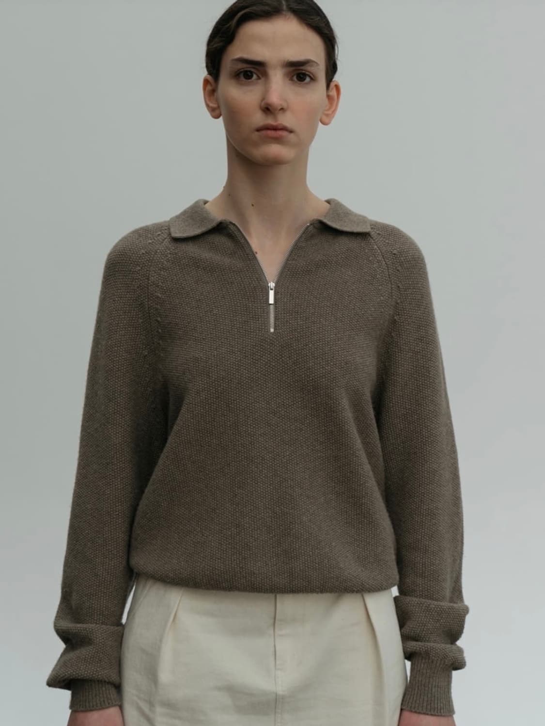 낫띵리튼 하프집업 니트 상품이미지1