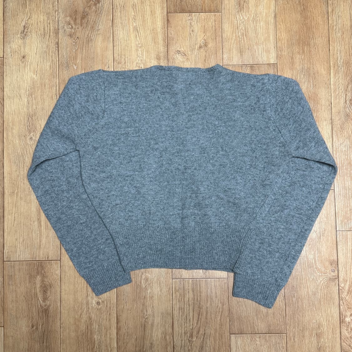 회색 크롭 가디건 상품이미지2