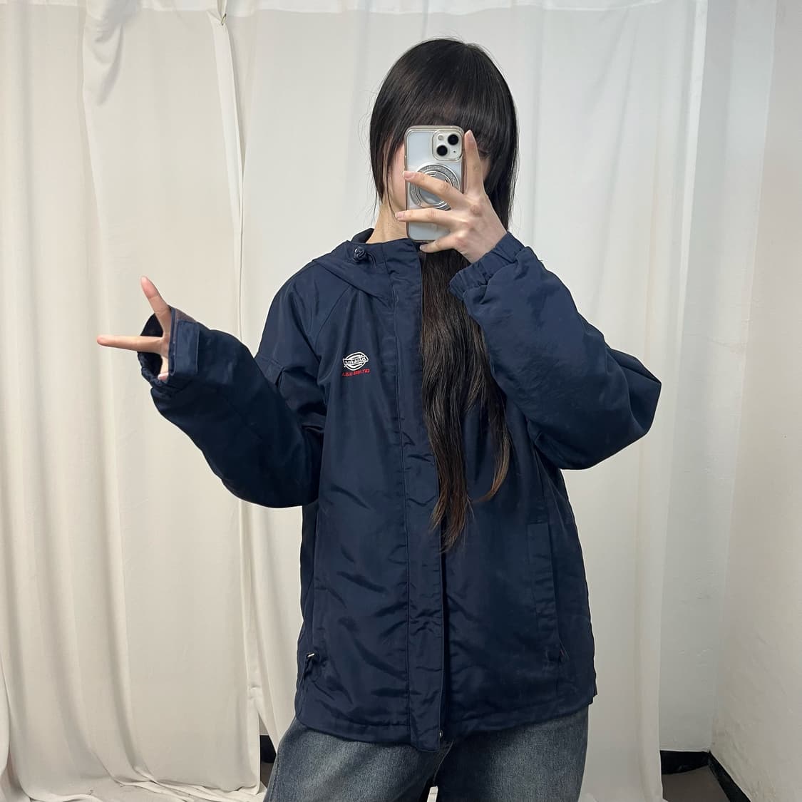 Dickies navy windbreaker 상품이미지2