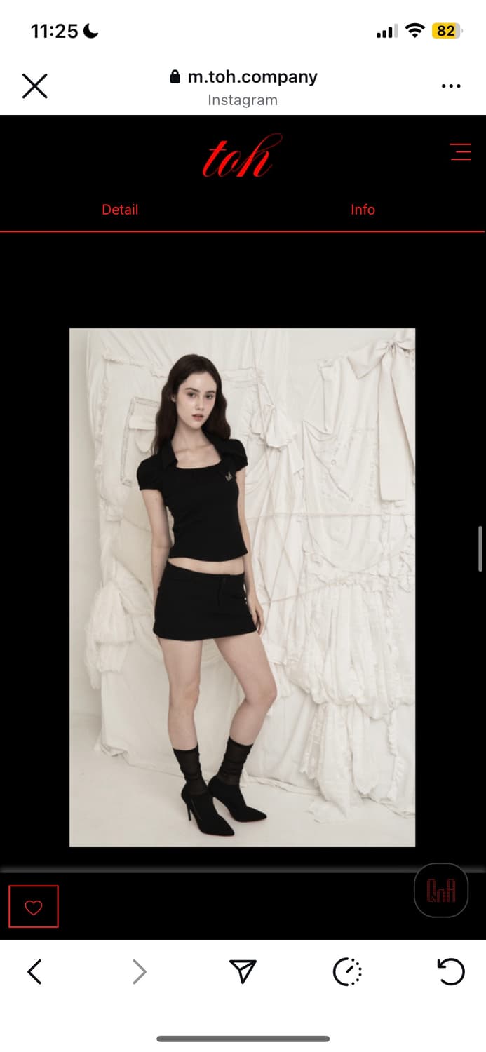 Toh dolly top goth 상품이미지3