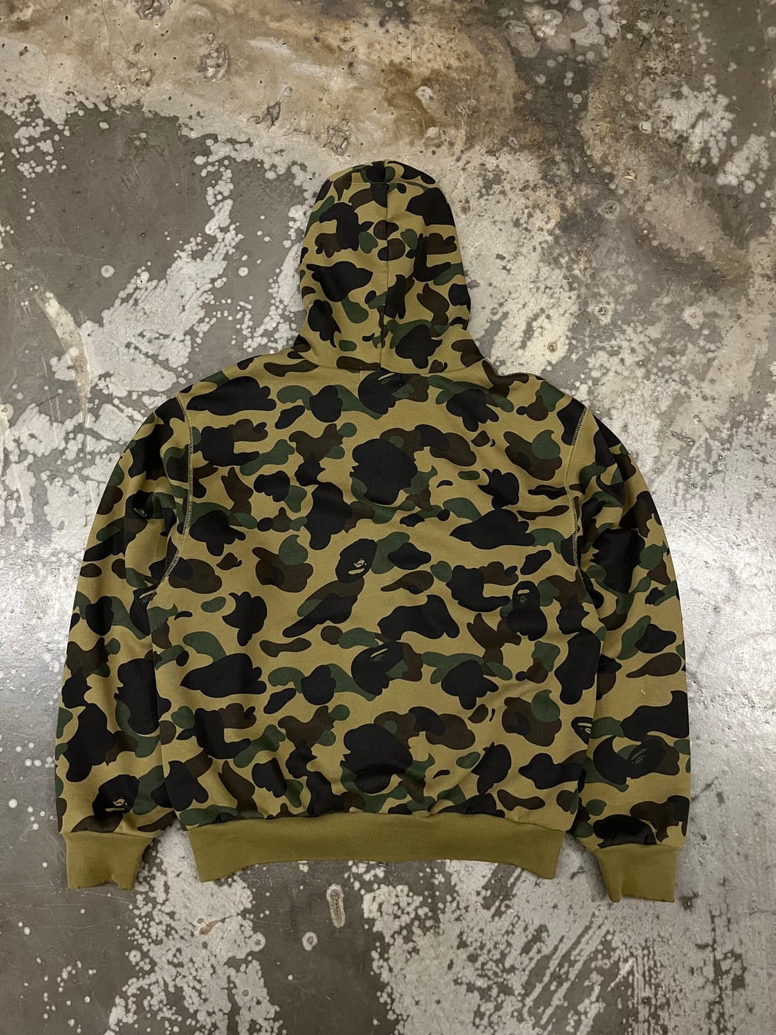 베이프 해비 카모 후드집업 M  상품이미지2