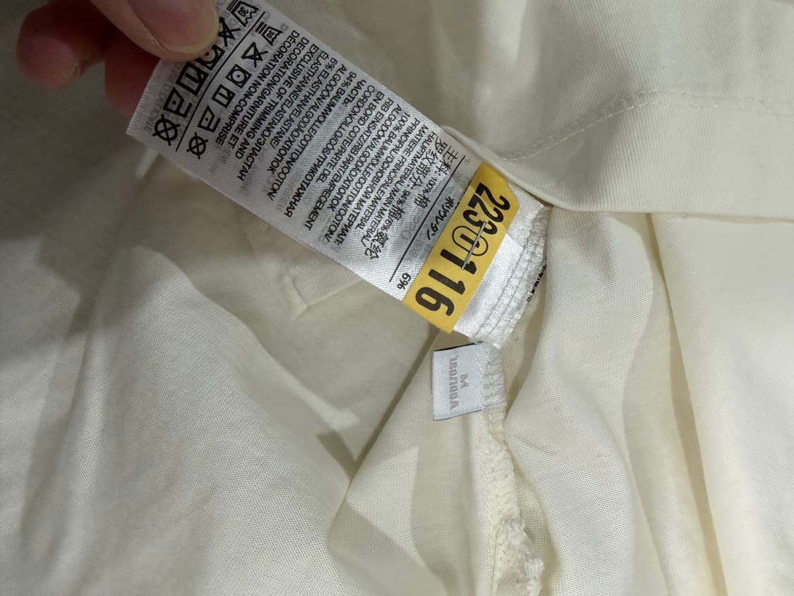 아디다스 y3 롱슬리브 새상품급 M 상품이미지4