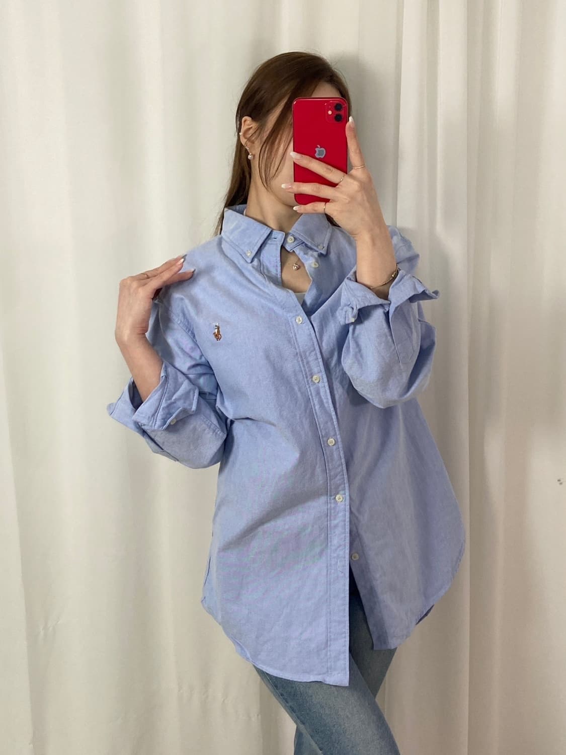 폴로 데님 셔츠 상품이미지1