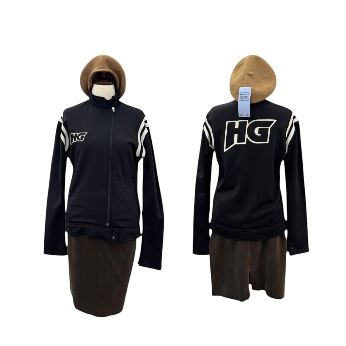 히스테릭글래머 바시티 트랙자켓 블랙 상품이미지9