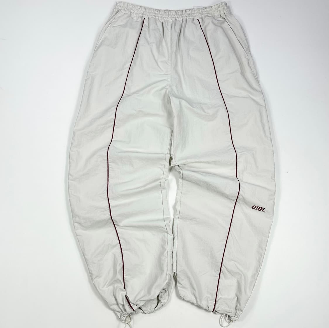 oioi 오아이오아이 화이트 와이드 우븐팬츠 (XL) 상품이미지3
