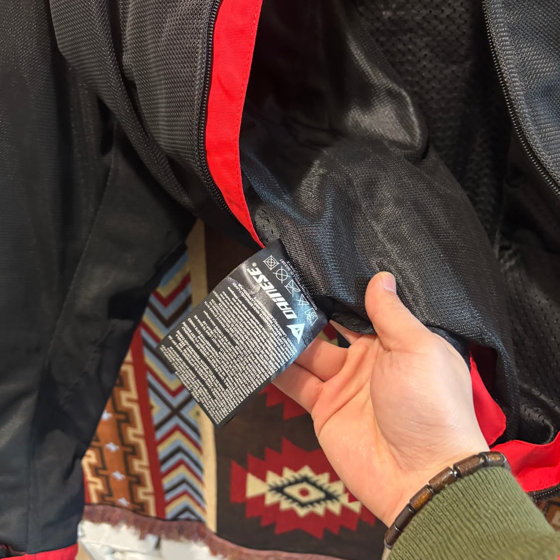 다이네즈 블랙&래드 레이싱 자켓 상품이미지7