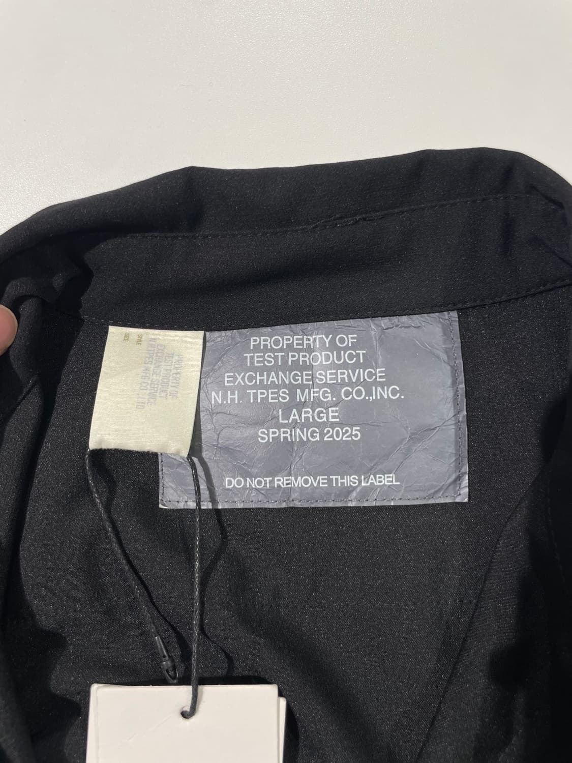 엔 할리우드 25S/S 블랙 테스트 프로덕트 cpo 셔츠 상품이미지7