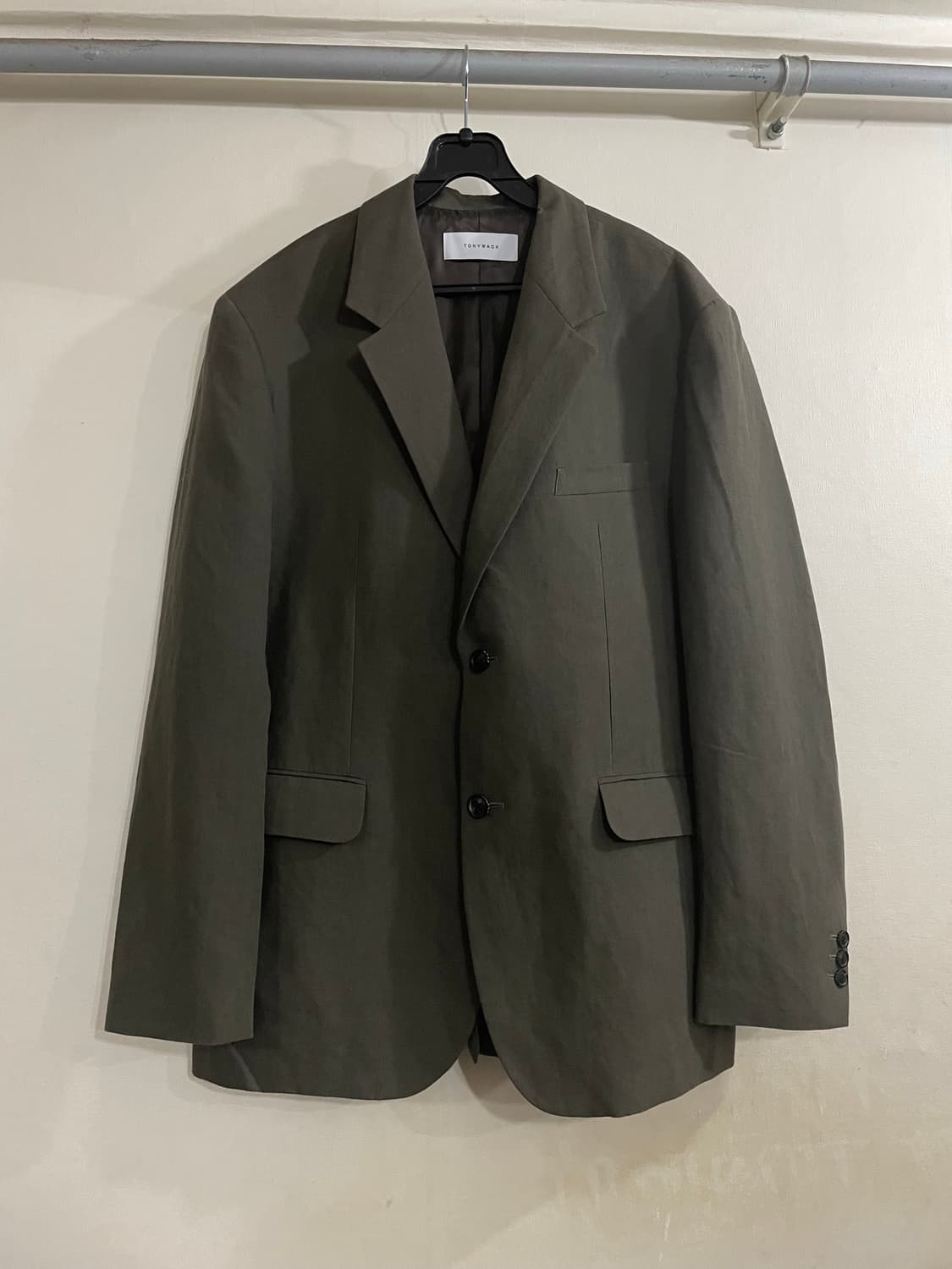 Tonywack Linen-blend Unstructured Blazer 상품이미지2