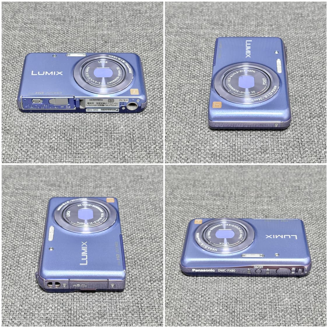 파나소닉 루믹스 DMC-FX80 퍼플 빈티지디카 상품이미지3