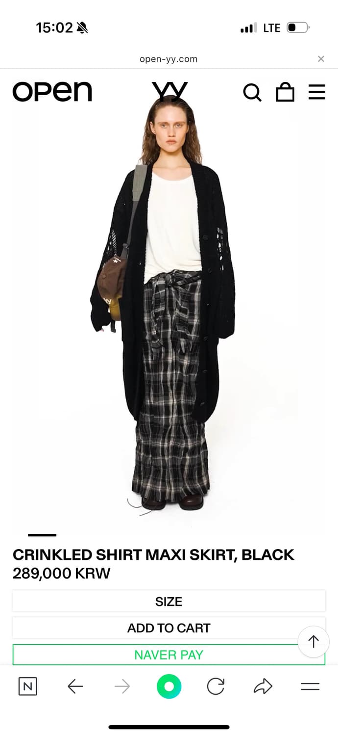 새상품 오픈YY 스커트 상품이미지3