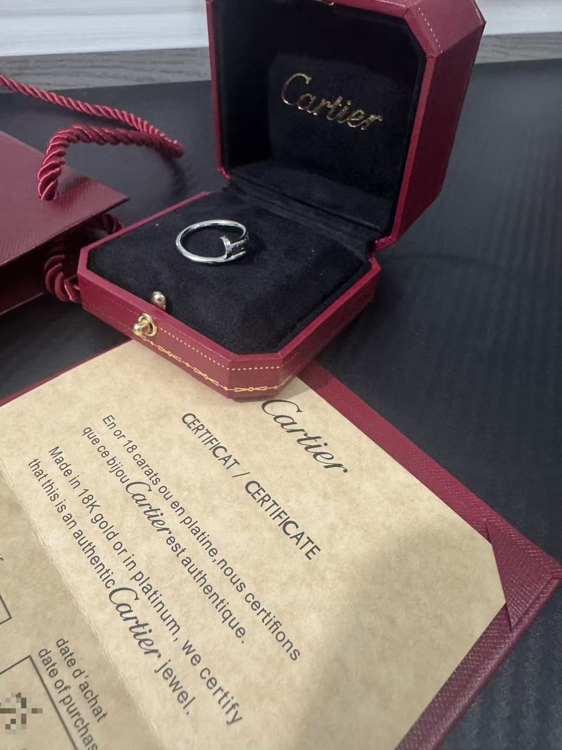 까르띠에 저스트 앵 끌루 화이트골드 링
 상품이미지1