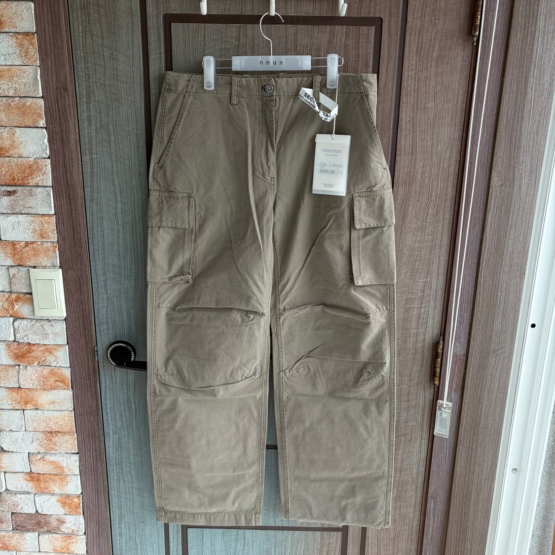 새상품(42)아워레가시 피크 카고 팬츠 베이지 상품이미지1