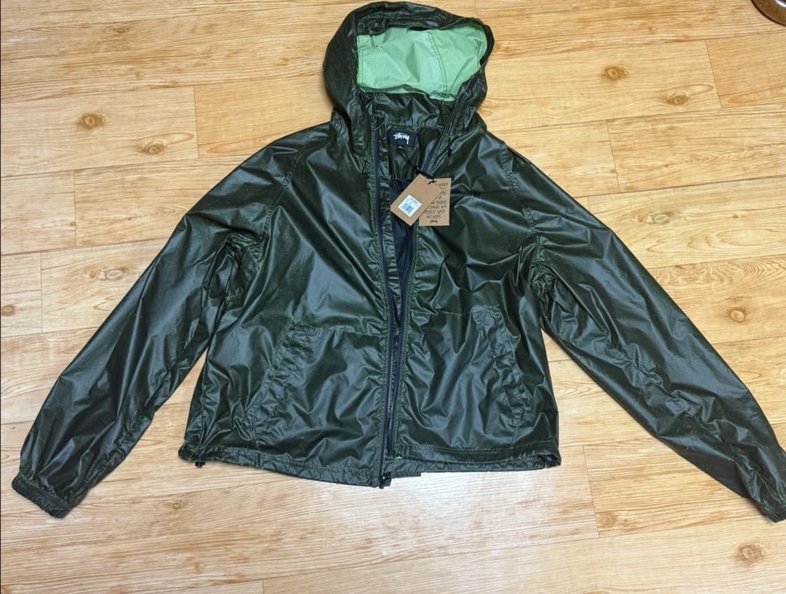 스투시 비치쉘자켓 라임 L 상품이미지2