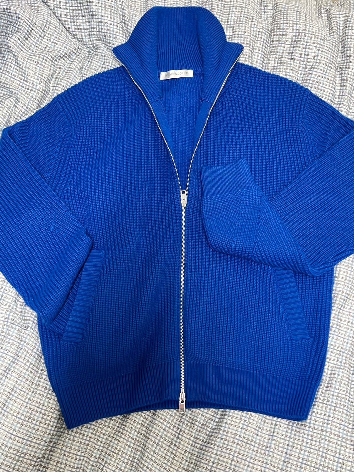 인템포무드 집업 가디건XL 상품이미지1