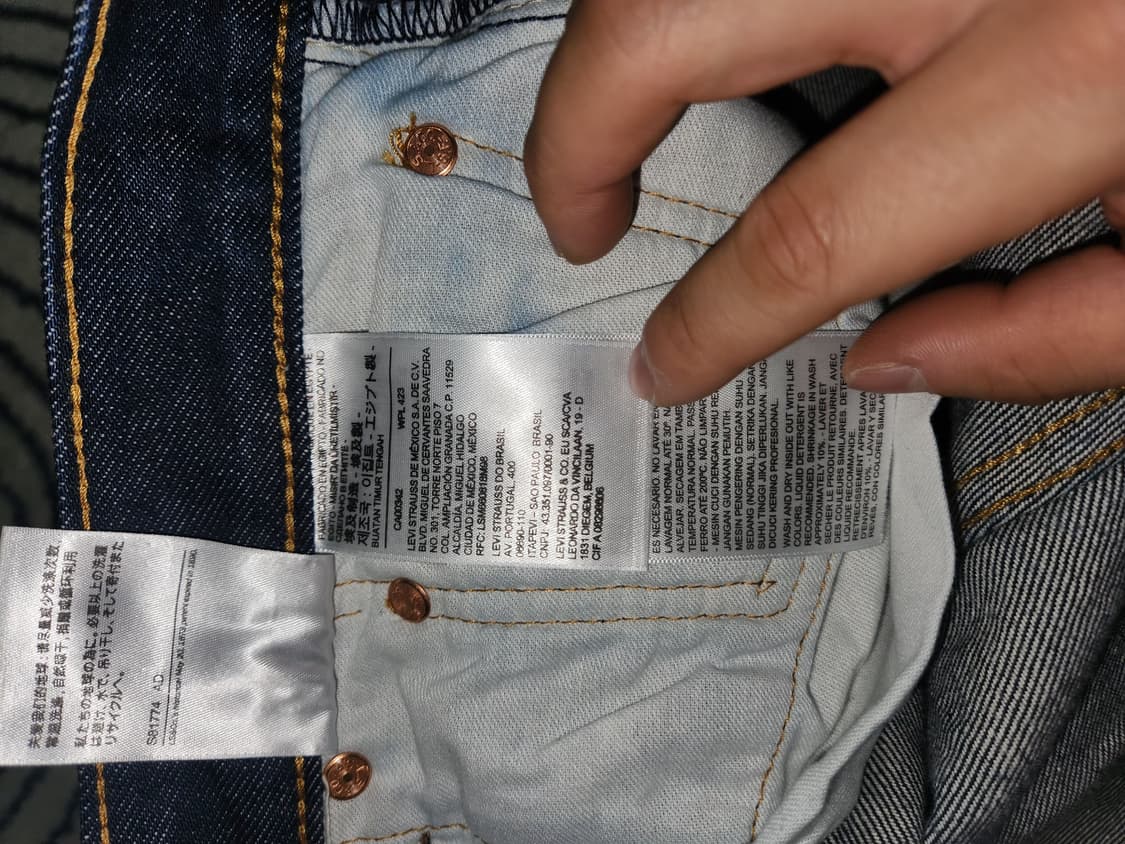 Levis 리자이스 501 42x32 이집트산 판매합니다 상품이미지6