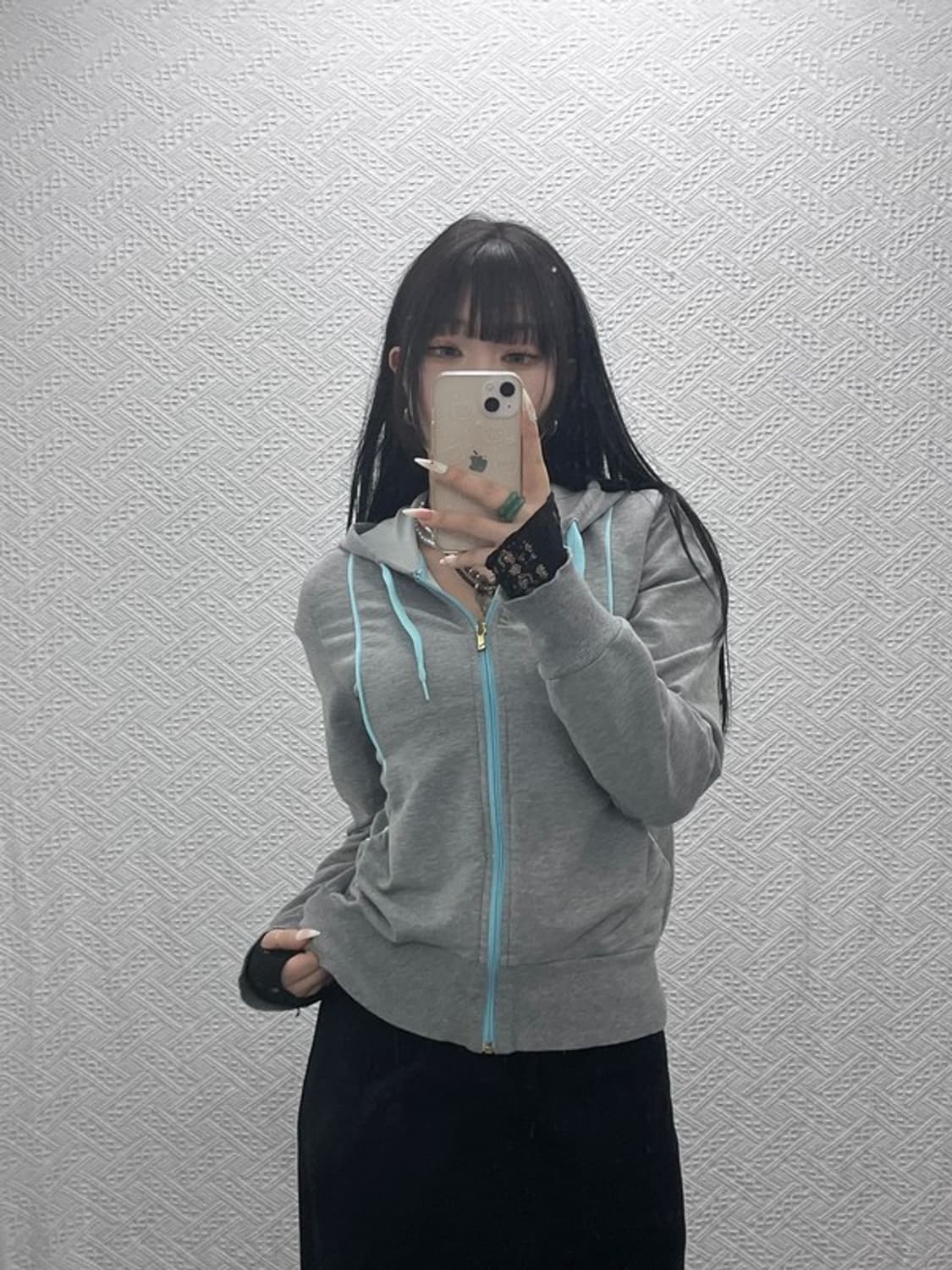 푸마 빈티지 Y2K 대장급 드레이프 포켓 후드집업 M C09396 상품이미지2