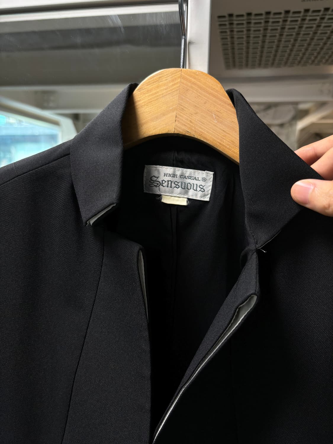 빈티지 스탠드 카라 자켓 상품이미지3