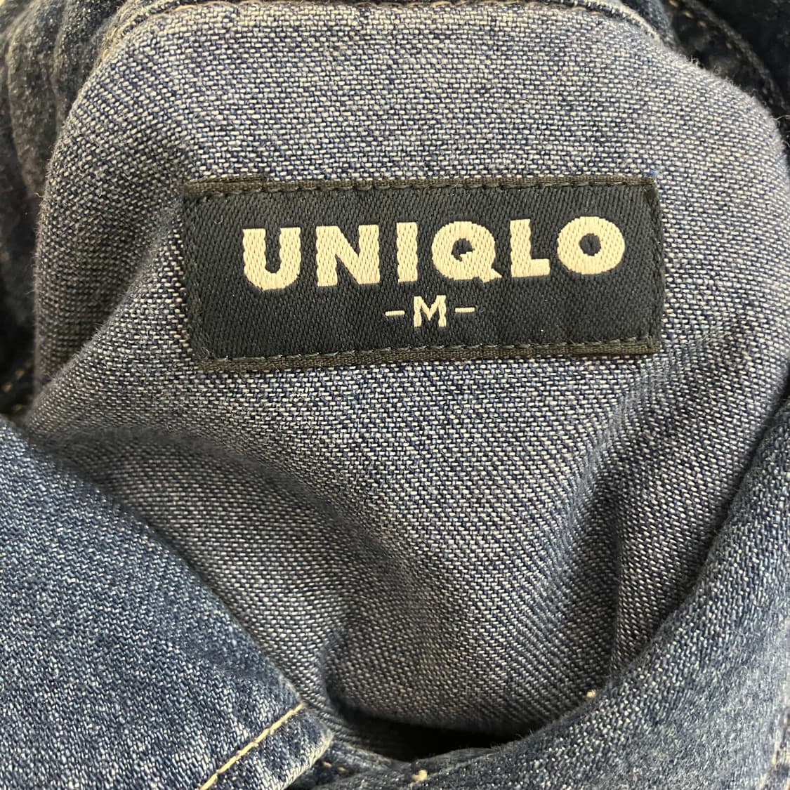 N148 올드 유니클로 웨스턴 데님 청셔츠 상품이미지3