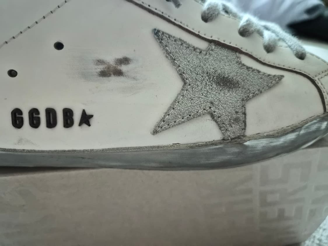 골든구스 화이트 탭 스니커즈 상품이미지8