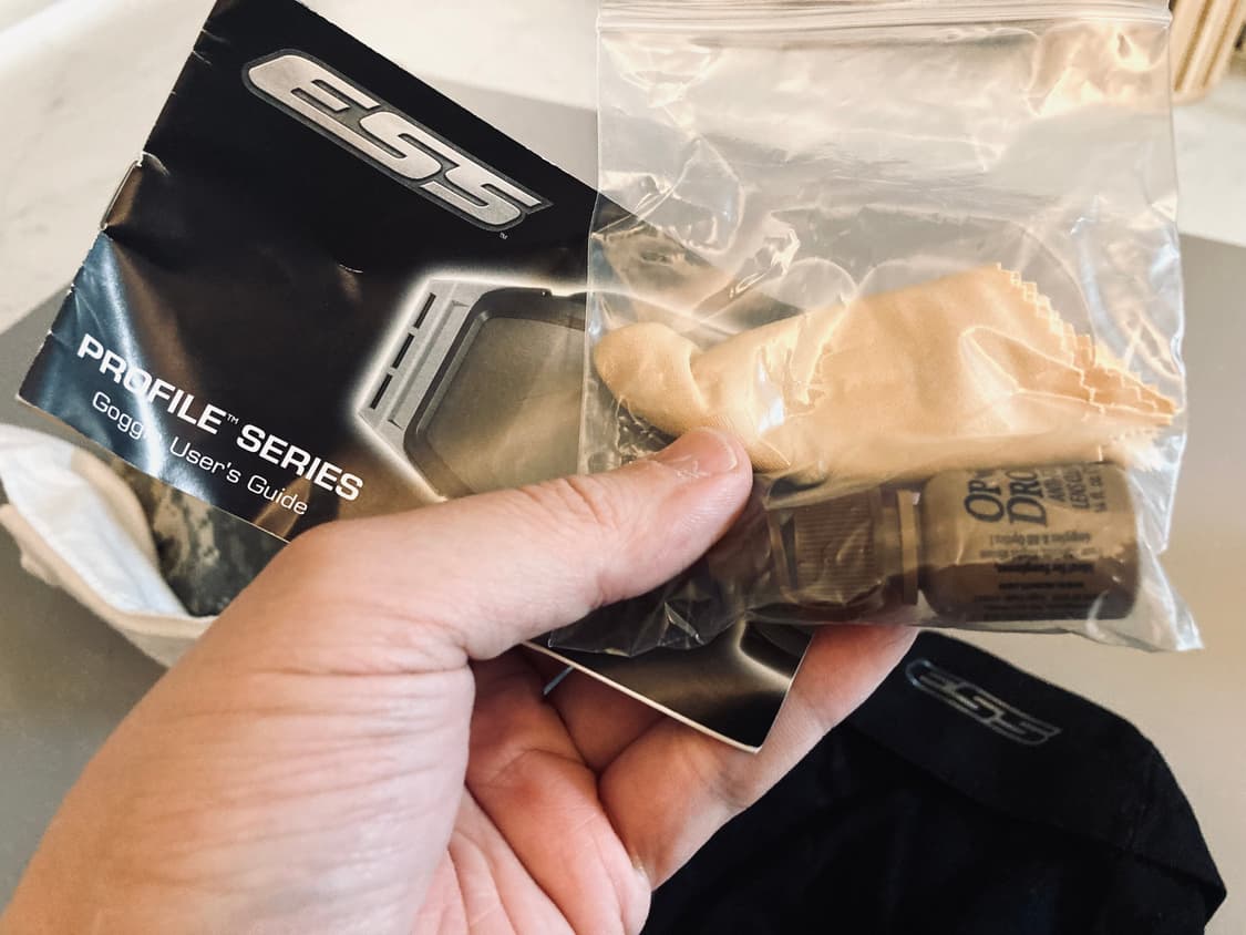 (거의 새것)ESS 미군 보급용 택티컬 전술 고글 상품이미지9