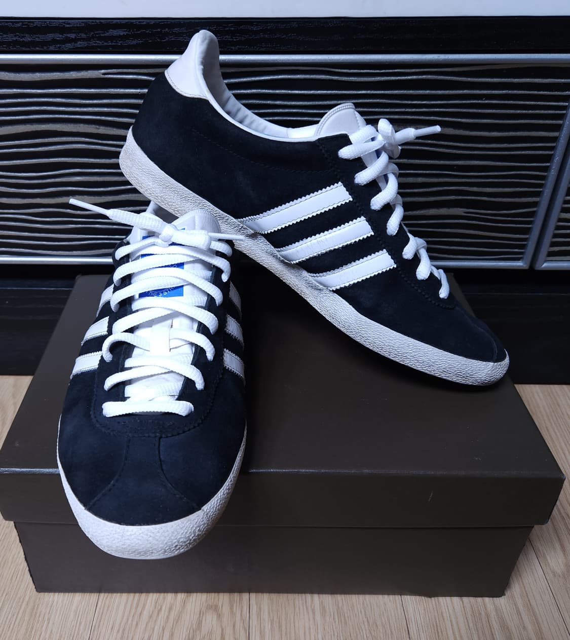 아디다스 가젤 OG 블랙 스니커즈, 운동화 (단종모델) 상품이미지3