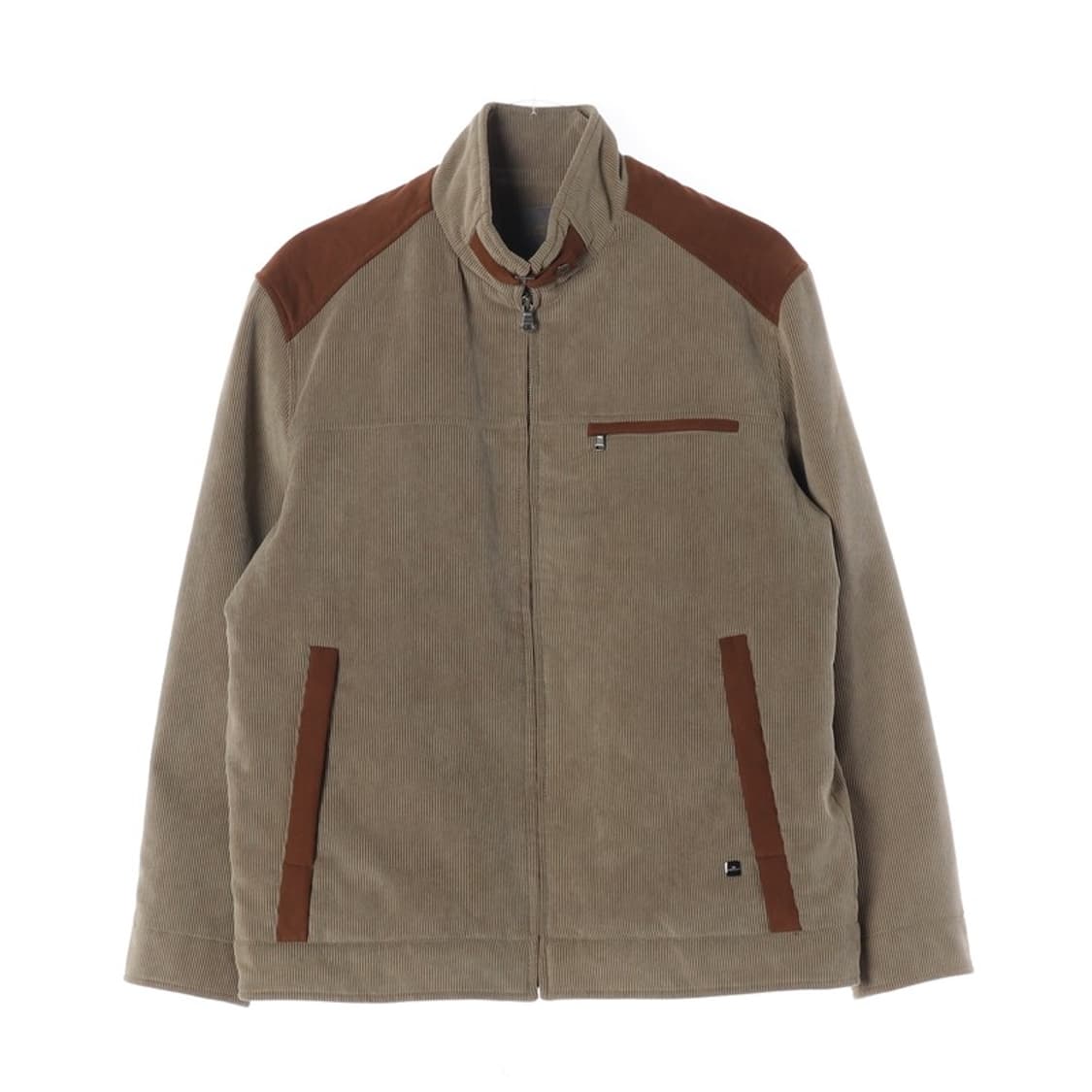 타운젠트 코듀로이 스웨이드 배색 집업 자켓 L 상품이미지1