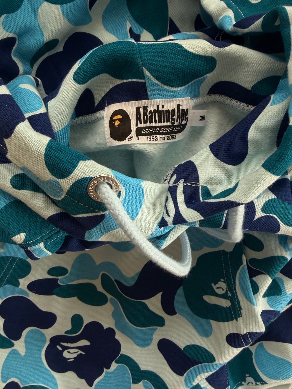 (정품) 베이프 카모 후디 블루 m사이즈 팝니다 ! 상품이미지3