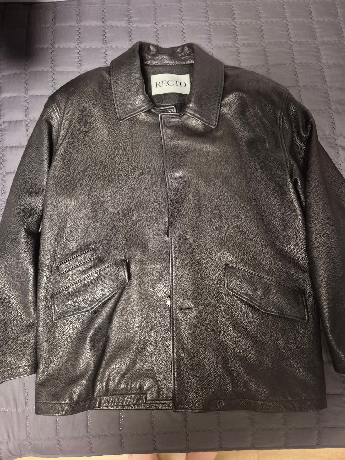 렉토 빈티지 레더 초어 자켓 상품이미지3