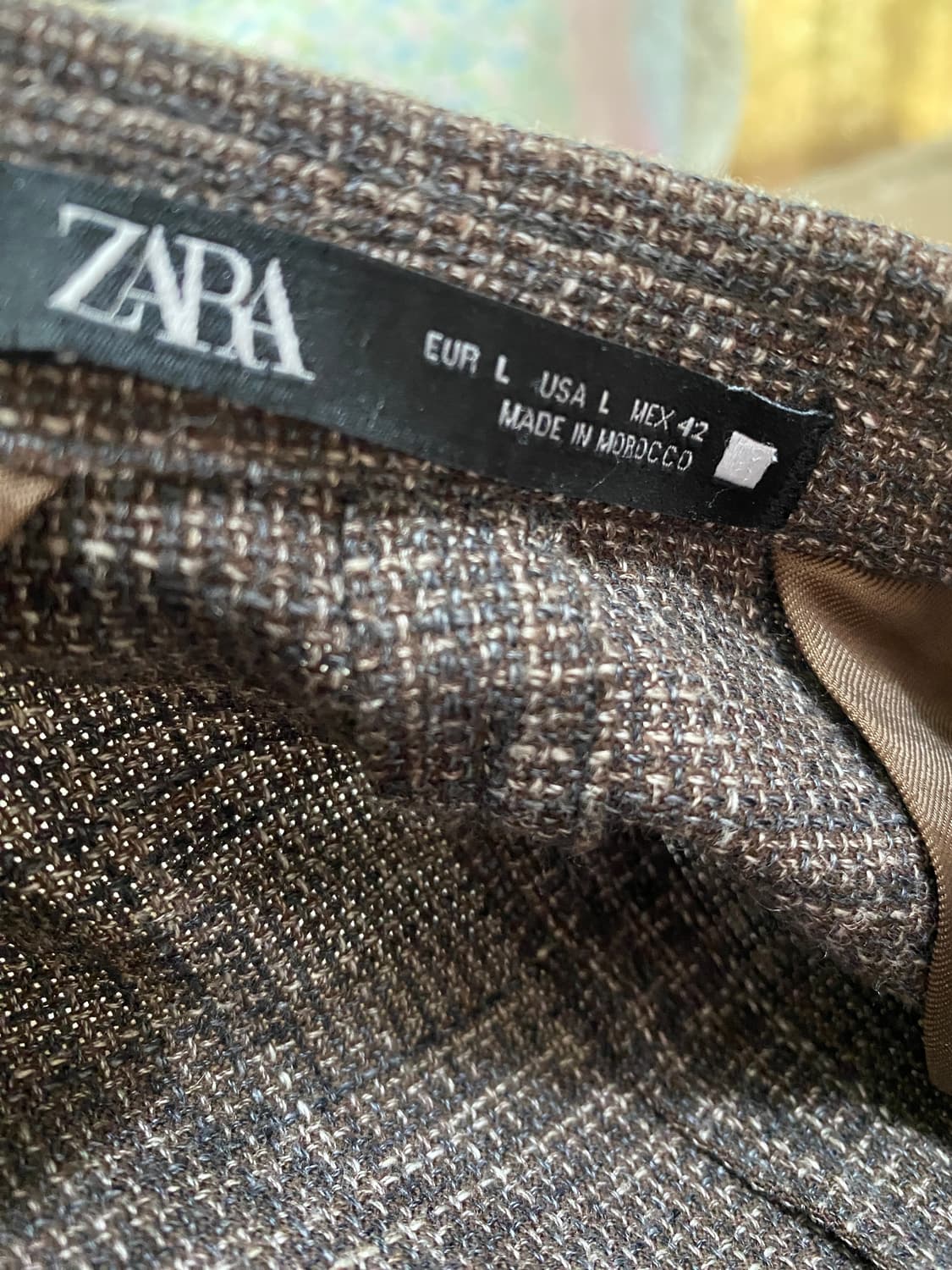 ZARA 여름 체크 자켓 L  (105) 상품이미지7